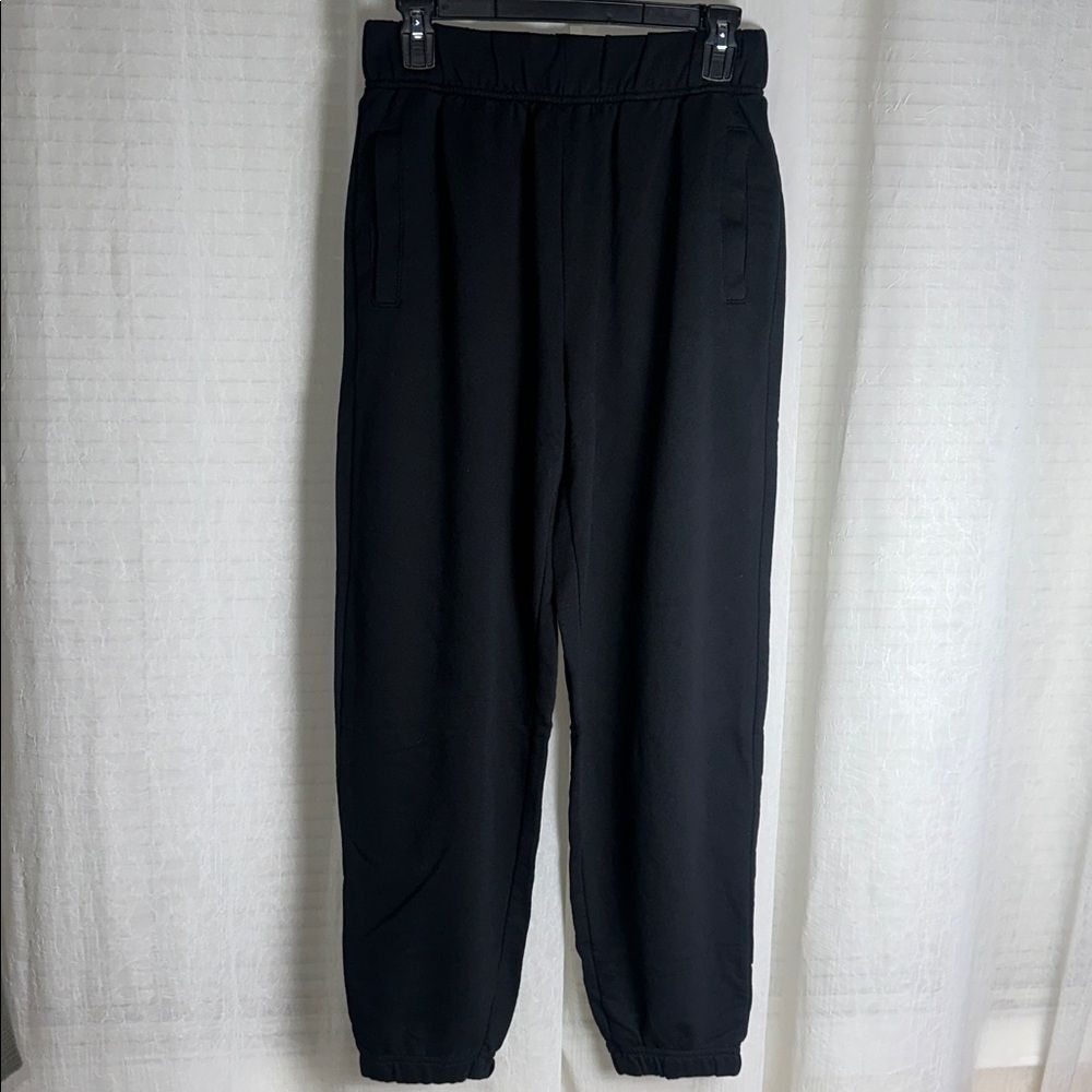 aerie True Black Jet Setter Matching Hoodie Jogger Sweat Set - Picture 15 of 16